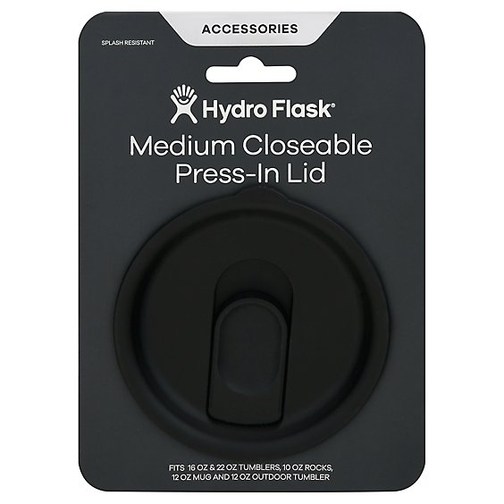 Hydro Flask M Closeable Prs In Lid Blk - EA