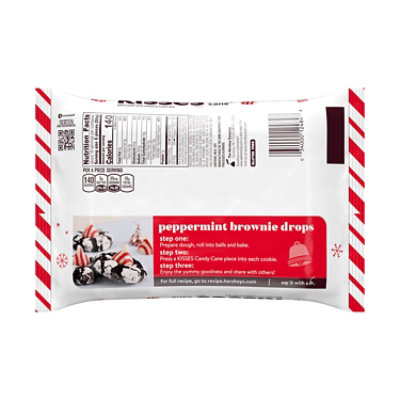 HERSHEY'S KISSES Candy Cane Flavored Christmas Candy Bag - 16 Oz - Image 2