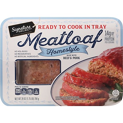 Signature Select Meatloaf Homestyle - 28 OZ - Image 2