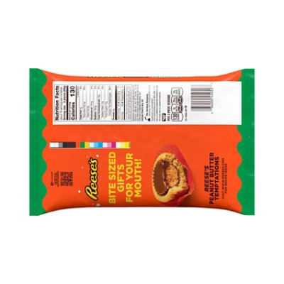 REESE'S Miniatures Milk Chocolate Peanut Butter Cups Christmas Candy Bag - 17.1 Oz - Image 2