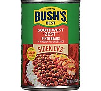 BUSH'S BEST Sidekicks Southwest Zest Pinto Beans - 15 OZ