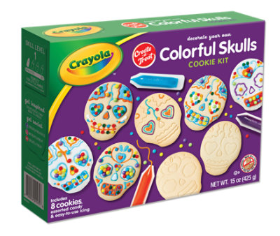 Colorful Cookieページ Cat Crayola Colorful Skulls Cookie Kit - 15 OZ - carrsqc