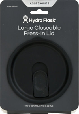 Hydro Flask L Closeable Prs In Lid Blk - EA - Image 2