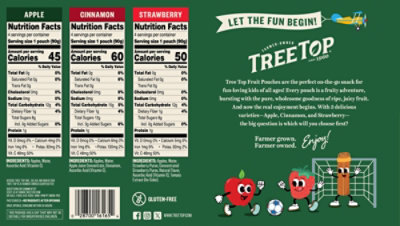 Tree Top Cin/strawberry/apple Variety Pack Apple Sauce Pouch - 12-3.2 OZ - Image 5