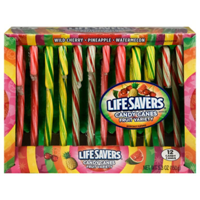 Lifesavers Canes 3 Flavor - 5.3 OZ