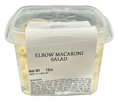 Shaws Macaroni Salad - 12 OZ - Image 1