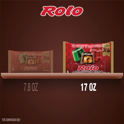 ROLO Rich Chocolate Caramels Christmas Candy Bag - 17 Oz - Image 5