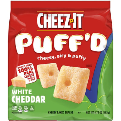 Cheez-It Puffd Cheesy Baked Snacks White Cheddar Puffed Snack Crackers - 5.75 Oz - Image 8