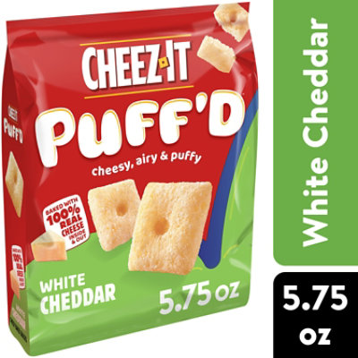 Cheez-It Puff'd White Cheddar Cheesy Puffed Baked Crackers - 5.75 Oz - Image 1