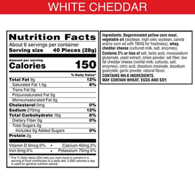 Cheez-It Puffd Cheesy Baked Snacks White Cheddar Puffed Snack Crackers - 5.75 Oz - Image 7