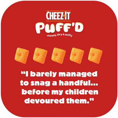 Cheez-It Puff'd White Cheddar Cheesy Puffed Baked Crackers - 5.75 Oz - Image 3