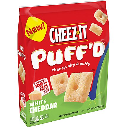 Cheez-It Puff'd White Cheddar Cheesy Puffed Baked Crackers - 5.75 Oz - Image 1