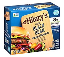 Hilarys Eat Well Veggie Burger Blk Bean - 11 OZ