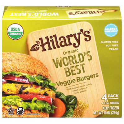 Hilarys Eat Well Burger Veggie Organic - 10 OZ - Image 3