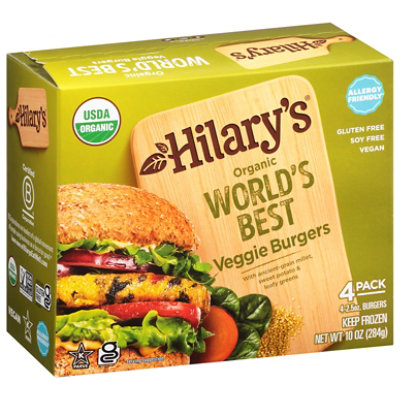 Hilarys Eat Well Burger Veggie Organic - 10 OZ