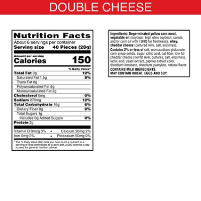 Cheez-It Puffd Cheesy Baked Snacks Double Cheese Puffed Snack Crackers - 5.75 Oz - Image 4