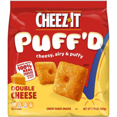 Cheez-It Puffd Cheesy Baked Snacks Double Cheese Puffed Snack Crackers - 5.75 Oz - Image 1