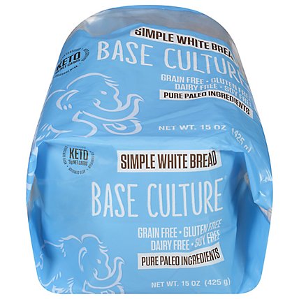 Base Culture Bread White Frozen - 15 OZ - Image 1