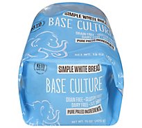 Base Culture Bread White Frozen - 15 OZ