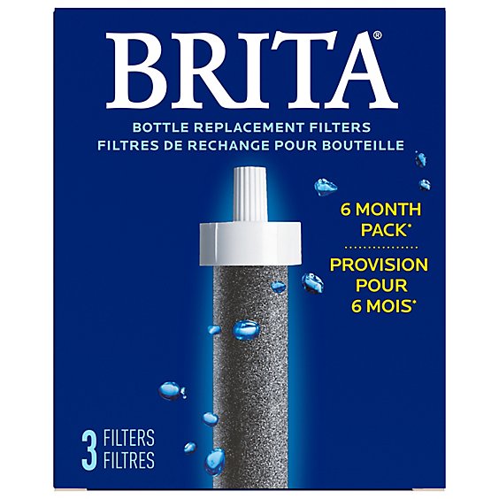 Brita Premium Water Bottle Filter Replacements, 6 Count Brita Premium Water Bottle Filter Replacements, 6 Count