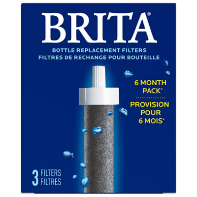 Brita BPA Free Premium Water Bottle Replacement Filters - 3 Count - Image 1