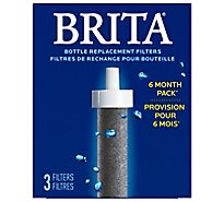 Brita Water Bottle Filter Replacements Bpa Free - 3 CT