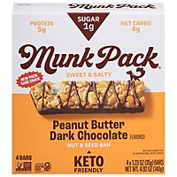 Munk Pack Bar Peanut Butter Dark Choc - 4.92 OZ - Image 1