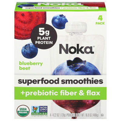 Noka Smoothie Blueberry Beet - 4 CT