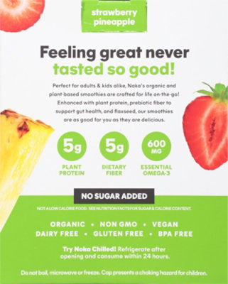 Noka Smoothie Strawberry Pineapple - 4 CT - Image 5