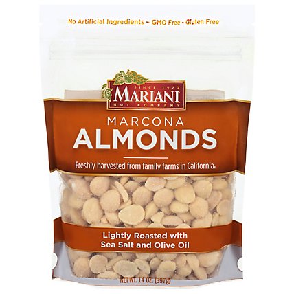 Marcona Almonds Lightly Roasted With Sea Salt And Olive Oil - 14 OZ - Image 1