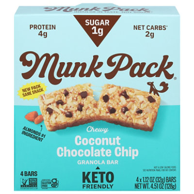 Munk Pack Granola Bar Coconut Choc Chip - 4.51 OZ - Image 3