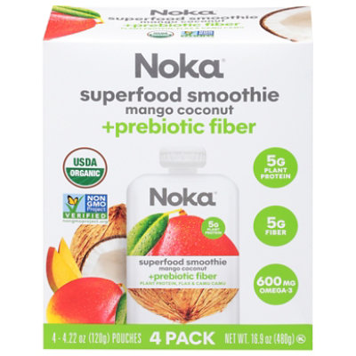 Noka Smoothie Mango Coconut - 4 CT - Image 2