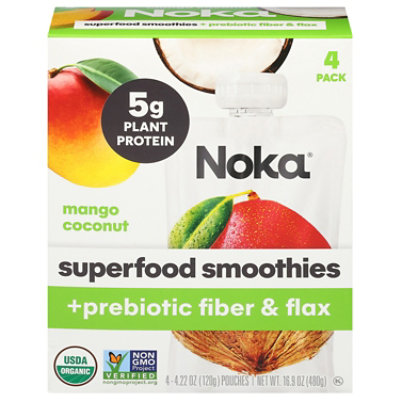 Noka Smoothie Mango Coconut - 4 CT