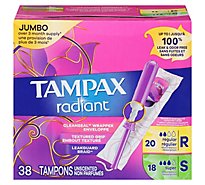 Tampax Radiant Tampons Duo Reg/super - 38 CT