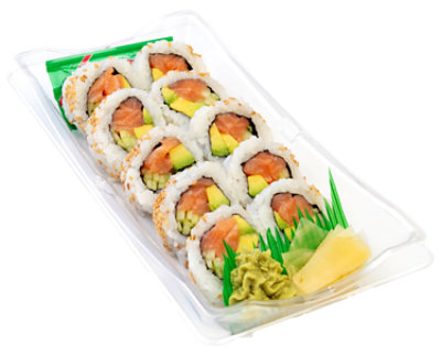 ACE Sushi Salmon Roll 5.00 Promo Code* - 10 Pc (Available After 11 AM) - Image 1
