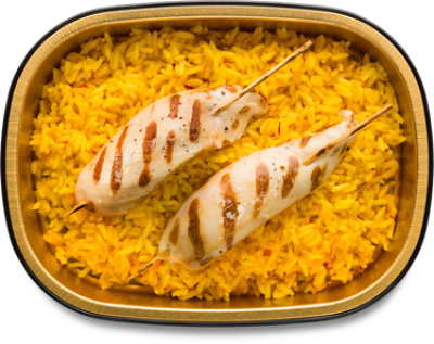 ReadyMeals Grilled Chicken Skewers Over Rice - EA - Image 1