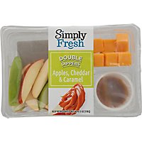 Simply Fresh Double Dippers Apples Caramel & Cheddar - 5.55 OZ - Image 2