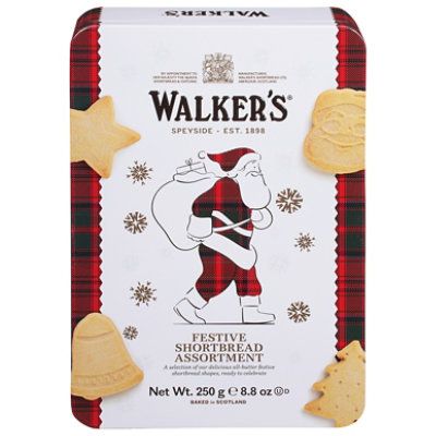 Walkers Santa Tin - 8.8 OZ - Image 1