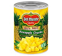 Del Monte Pineapple Chunks In 100% Juice - 20 OZ