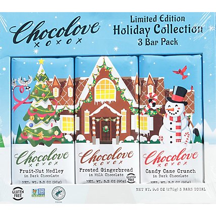 Chocolove Holiday 3 Bar Pack - 3 CT - Image 2