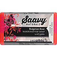Saavy Naturals Bulgarian Rose Handcrafted Soap - 5 OZ - Image 2