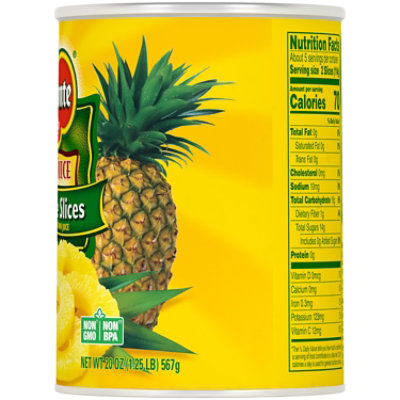 Del Monte Sliced Pineapple in 100% Juice - 20 Oz - Image 5