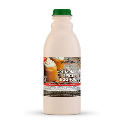 Grace Harbor Farms Pumpkin Spice Eggnog 32oz. - 32 FZ - Image 1