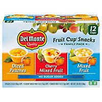 Del Monte Fruit Cup Snacks Family Pack 12 Count - 2.94 LB - Image 3