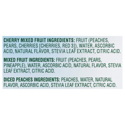 Del Monte No Sugar Added Fruit Cup Snacks Variety Pack Cup - 12-4 Oz - Image 4