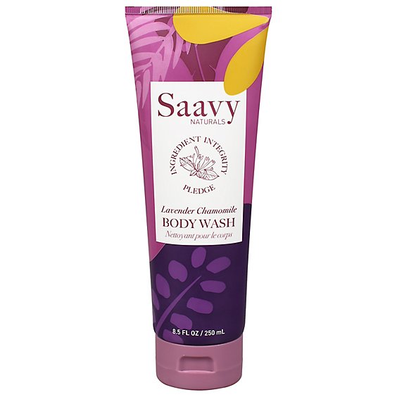Saavy Naturals-lavender Chamomile Body Wash 8.5 Fl Oz - EA