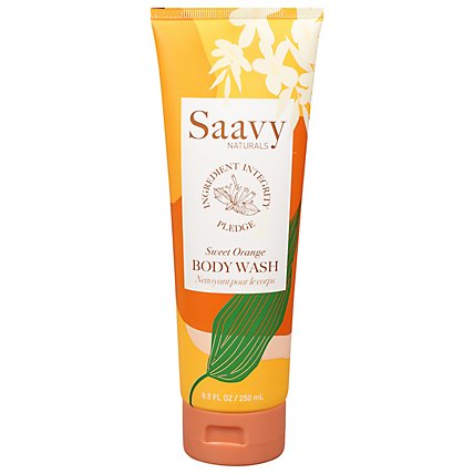 Saavy Naturals Sweet Orange Body Wash - EA - Image 3