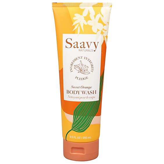 Saavy Naturals Sweet Orange Body Wash - EA