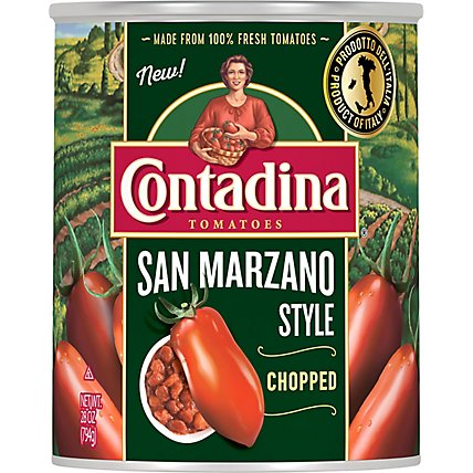 Del Monte Contadina San Marzano Style Chopped Tomatoes - 28 OZ - Image 2