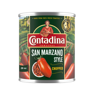 Del Monte Contadina San Marzano Style Chopped Tomatoes - 28 OZ - Image 1